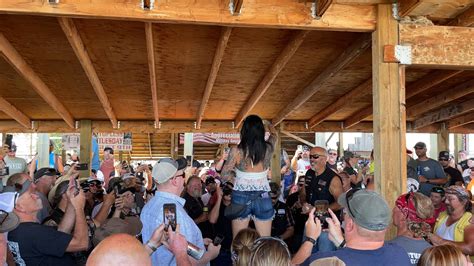 topless at sturgis|Sturgis 2022 Day 5 (Topless Tuesday in Alzada, Mt)